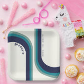 Assiettes En Carton Retro Rainbow Arch Graduation Party (Fête)