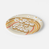 Assiettes En Carton Retro Rainbow FIVE est un Vibe Super 5e anniversai (Angle)