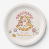 Assiettes En Carton Retro Super Halloween Little Boo Baby shower (Devant)