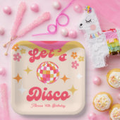 Assiettes En Carton Retro Super les années 70 Disco N'importe quel âge (Fête)