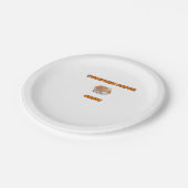 Assiettes En Carton Retro Thanksgiving Turquie - Automne Moisson Desig (Angle)