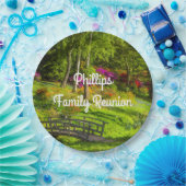 Assiettes En Carton Réunion familiale pittoresque Park (Fête)