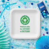 Assiettes En Carton Réutiliser et recycler (Fête)