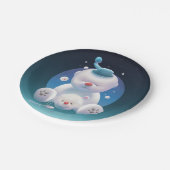 Assiettes En Carton Rêve de Bichon Ice Shaver (Angle)