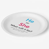 Assiettes En Carton Révélation de genre (Angle)