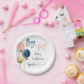 Assiettes En Carton Révélation de genre (Fête)