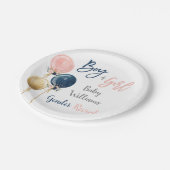 Assiettes En Carton Révélation de genre (Angle)