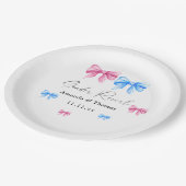 Assiettes En Carton Révéler Le Sexe. Fille ou garçon (Angle)