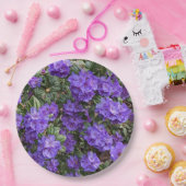 Assiettes En Carton Rhododendron pourpre fleurit (Fête)