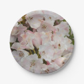 Assiettes En Carton Rhododendron rose fleurit (Devant)