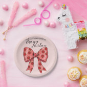 Assiettes En Carton Ribbon de pastèque doux été (Fête)