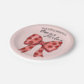 Assiettes En Carton Ribbon de pastèque doux été (Angle)