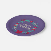 Assiettes En Carton Richesse de Noël (Angle)