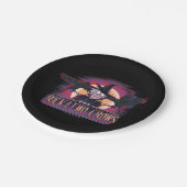 Assiettes En Carton Rick et deux corbeaux (Angle)