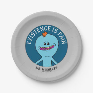 Assiettes En Carton RICK ET MORTY™ L'Existence Est Une Douleur