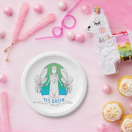 Assiettes En Carton RICK ET MORTY™ | Oui Reine (Fête)
