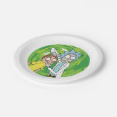 Assiettes En Carton RICK ET MORTY™ | Regardez Ça (Angle)