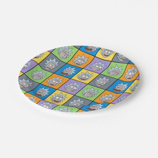 Assiettes En Carton RICK ET MORTY™ | Rick's Moods (Angle)