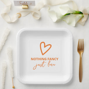 Assiettes En Carton Rien De Fancy Just Love Retro les années 70 Mariag