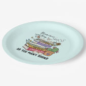 Assiettes En Carton Rien De Trop De Livres (Angle)