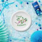 Assiettes En Carton Rire à l'extérieur (Fête)