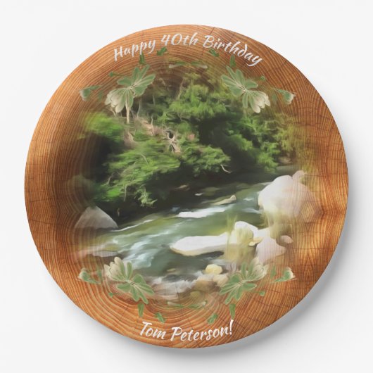 Assiettes En Carton Rivière Sud 0365 (Devant)