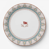 Assiettes En Carton RMS Titanic First Class China Pattern Plate (Devant)