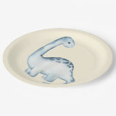 Assiettes En Carton Roar C'est un Garçon plaques en papier (Angle)