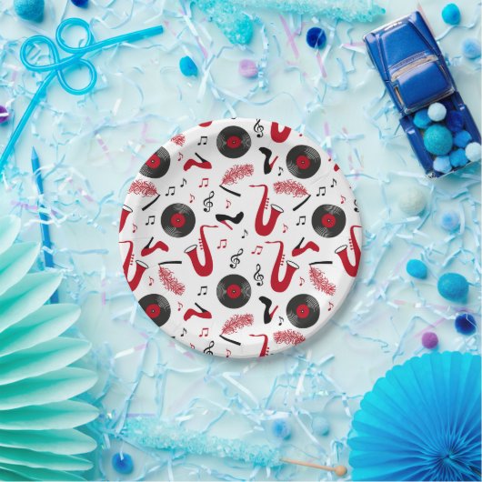 Assiettes En Carton Roaring 1920s Art Deco Paper Plate  (Fête)