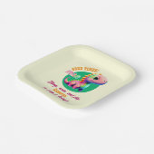 Assiettes En Carton Roaring Good Times Dinosaur Tout âge Anniversaire (Angulaire)