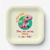 Assiettes En Carton Roaring Good Times Dinosaur Tout âge Anniversaire (Recto)