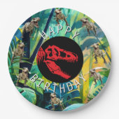 Assiettes En Carton ROARSOME Dinosaure Party (Devant)