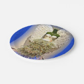 Assiettes En Carton Robe Angel Mannequin Forme Arbre de Noël (Angle)