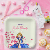 Assiettes En Carton Robe de cocktail bleu roi foncé pour enterrement d (Fête)