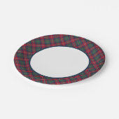 Assiettes En Carton Robertson Clan Tartan Border (Angle)