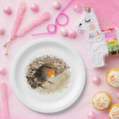 ASSIETTES EN CARTON ROBIN (Fête)