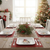 Assiettes En Carton Robin Winter Delight, sur mesure
