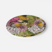 Assiettes En Carton Robins dans le jardin 2 (Angle)