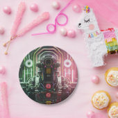 Assiettes En Carton Robot 1 plaques papier (Fête)