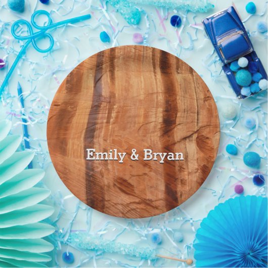 Assiettes En Carton Roche striée de double arc Alcove II à Sion (Fête)