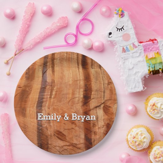 Assiettes En Carton Roche striée de double arc Alcove II à Sion (Fête)