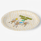 Assiettes En Carton Roches Color Guard (Angle)