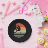 Assiettes En Carton Rock Escalade Climber Retro (Fête)