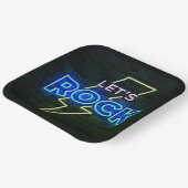 Assiettes En Carton Rock Lightning Bolt 2 (Angulaire)