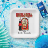 Assiettes En Carton Rock n'Roll Jukebox fête d'anniversaire (Fête)