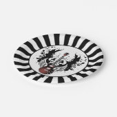 Assiettes En Carton Rock & Roll Guitare Rocker Metal Musician Party (Angle)