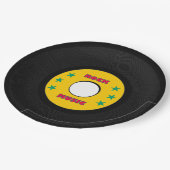 Assiettes En Carton Rock Star Boys Band Anniversaire (Angle)