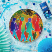 Assiettes En Carton Rock Stars (Fête)