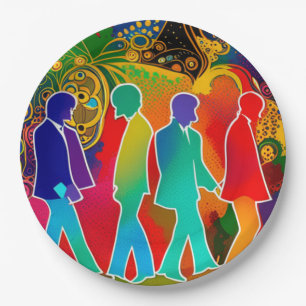 Assiettes En Carton Rock Stars