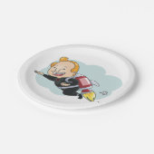 Assiettes En Carton Rocket Man (Angle)